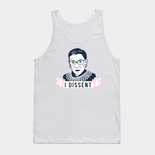 Ruth Bader Ginsburg "I Dissent" Tank Top